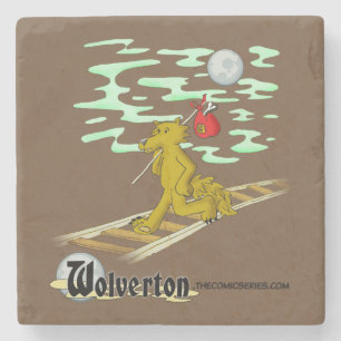 Talbot on the Tracks Stone Coaster