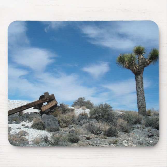 Talc Mine Ruins with Joshua Tree Mouse Mat (Front)