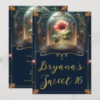 Tale as old as Time Enchanted Rose Sweet 16