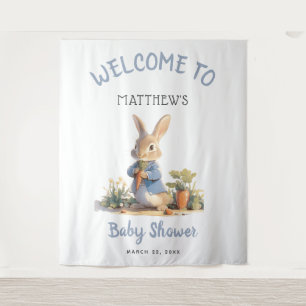 Tale Peter Rabbit Boy Baby Shower Tapestry