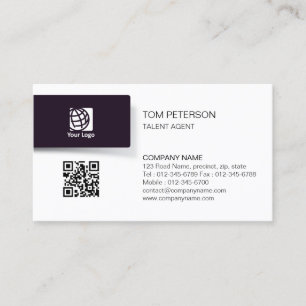 Talent Agent Entertainment Business Card
