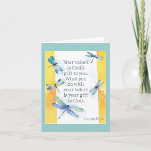 talent notecard