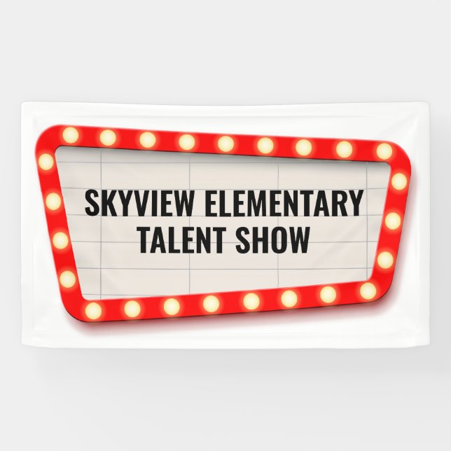 Talent Show Banner (Horizontal)