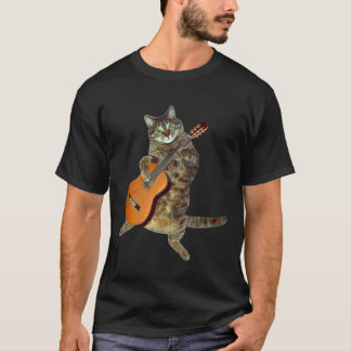 Talented tabby guitar player T-Shirt