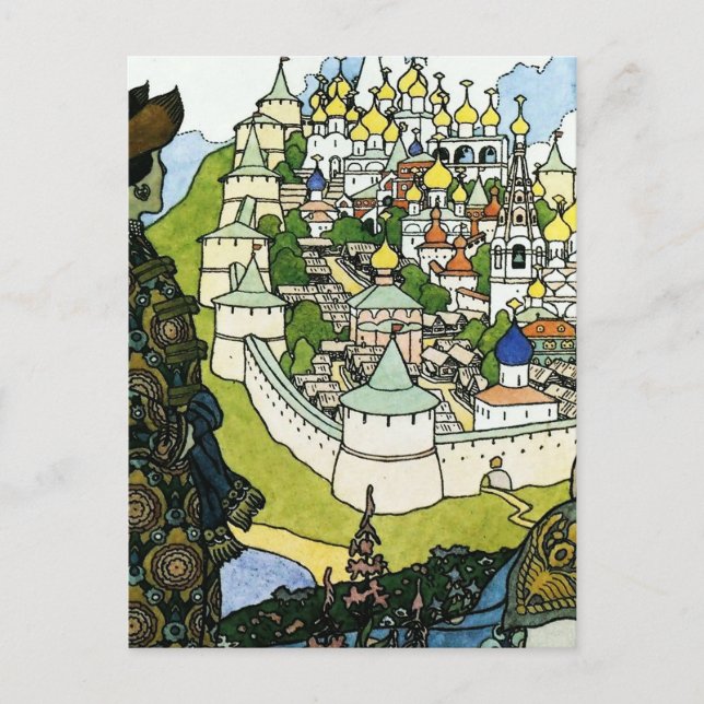 “Tales of the Tsar” by Ivan Bilibin Postcard (Front)