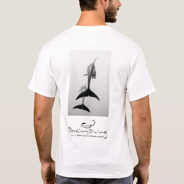 Tales of wild dolphin white T-shirt ドルフィンテイルT 白 (Back)