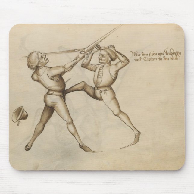 Talhoffer Kick Mouse Mat (Front)