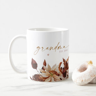 TALIA Bohemian Terracotta Floral Grandma Est. Coffee Mug