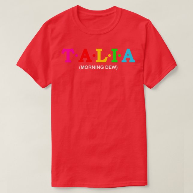 Talia Morning Dew T-Shirt (Design Front)