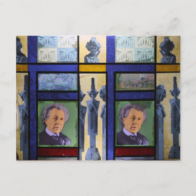 Taliesin West Drawer #2 Collage Postcard (Front)