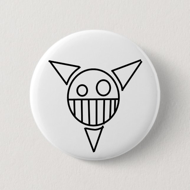 Talil cat 6 cm round badge (Front)
