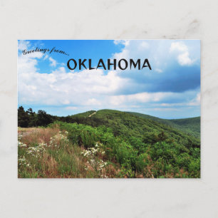 Talimena Scenic Highway Oklahoma Postcard