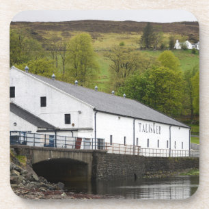 Talisker whisky distillery on Skye, Scotland Coaster