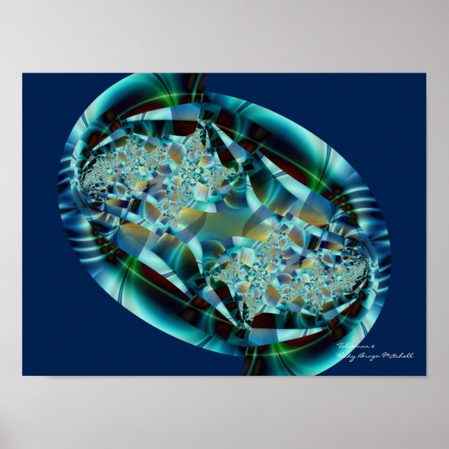 Talisman 2 Abstract Art Poster (Front)