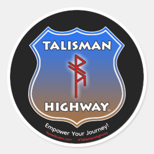 Talisman Highway RuneQueen Classic Round Sticker