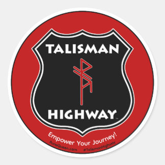Talisman Highway RuneQueen Classic Round Sticker