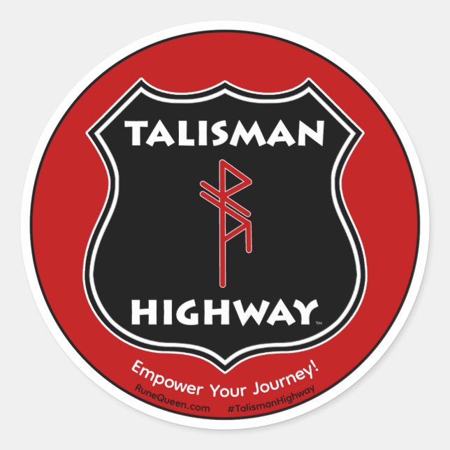 Talisman Highway RuneQueen Classic Round Sticker (Front)