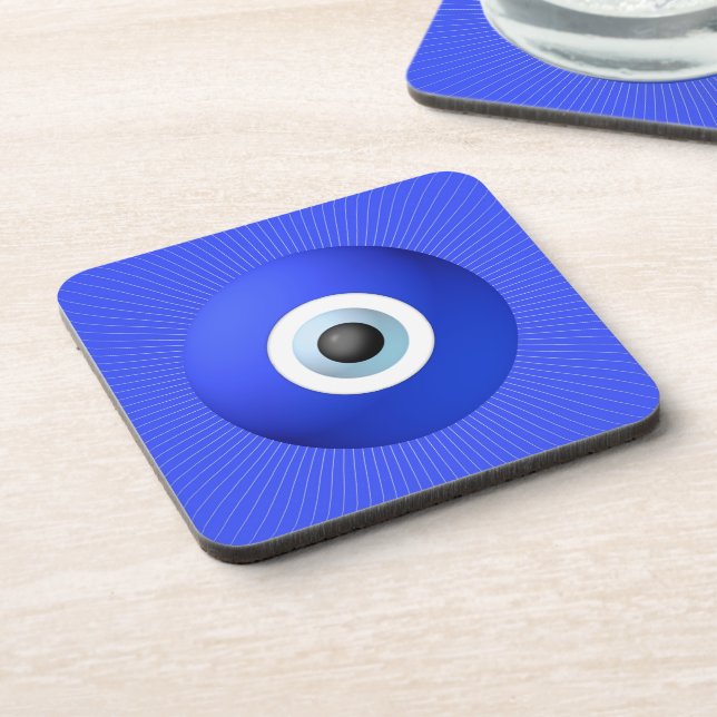 Talisman to Protect Against Evil Eye Coaster (Left Side)