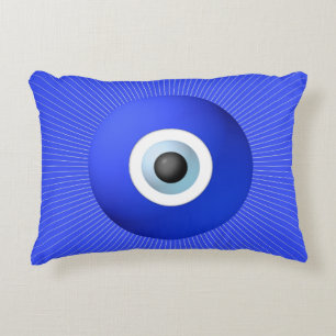 Talisman to Protect Against Evil Eye Decorative Cushion