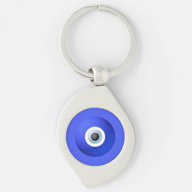 Talisman to Protect Against Evil Eye Key Ring (Front)