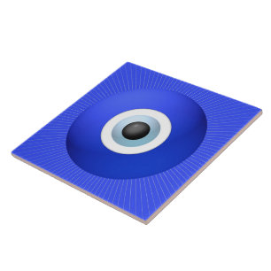 Talisman to Protect Against Evil Eye Tile