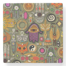 TALISMANS moss Coaster