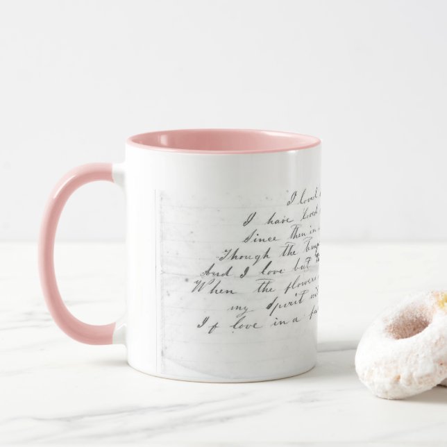 Talitha's Song lyrics Mug (With Donut)
