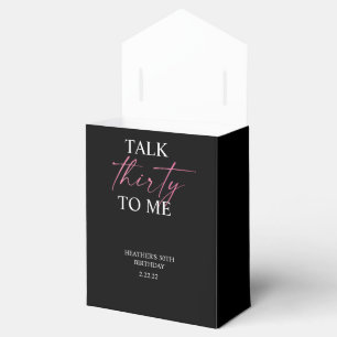 Talk 30 to Me Décor Favour Box