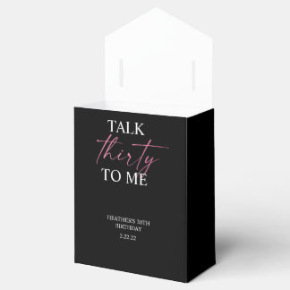 Talk 30 to Me Décor Favour Box
