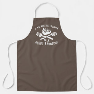 Talk About Barbecue Apron