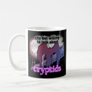 Talk About Cryptids Funny Bigfoot Mothman Coffee Mug