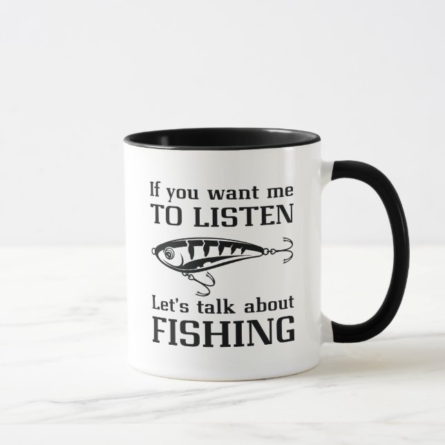 Talk About Fishing Mug (Right)