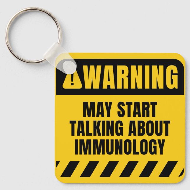 Talk about Immunology Key Ring (Front)