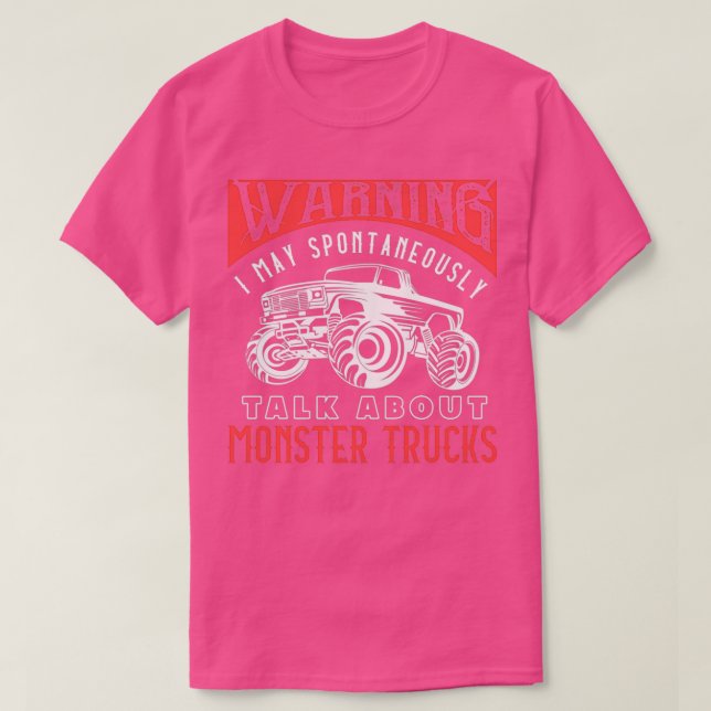 Talk About Monster Trucks 1 T-Shirt (Design Front)
