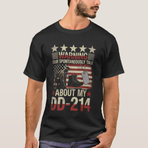 Talk About My USA American Patriotic US Veteran T-Shirt