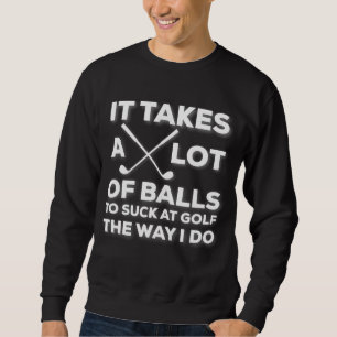 Talk Birdie To Me Funny Golf Player Pun Golfer Sweatshirt