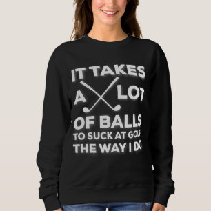 Talk Birdie To Me Funny Golf Player Pun Golfer Sweatshirt