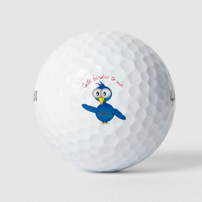 Talk Birdie to me Golf Balls (Front)