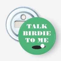 Talk birdie to my funny golf quote magnetic