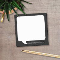 Talk Bubble Personalised Name - CAN EDIT COLOR