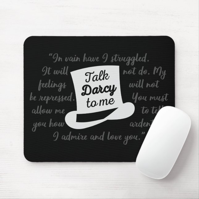 Talk Darcy To Me II Mouse Mat (With Mouse)