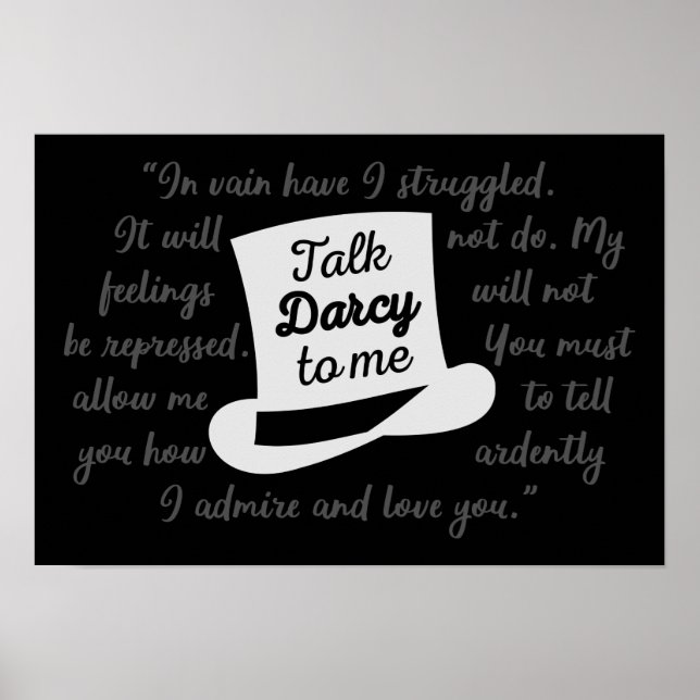 Talk Darcy To Me II Poster (Front)