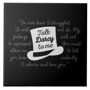 Talk Darcy To Me II Tile