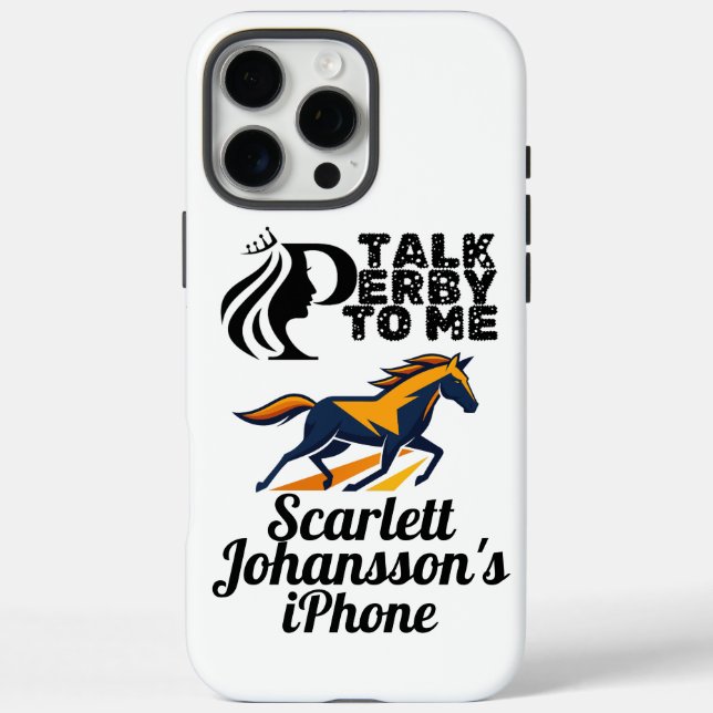 Talk Derby To Me Case-Mate iPhone Case (Back)
