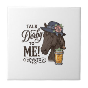 Talk Derby to Me Horse Vintage Engraving Shirt_1 Tile