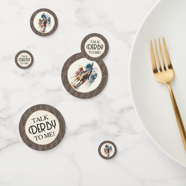 Talk Derby to Me Racehorse  Confetti (Group)