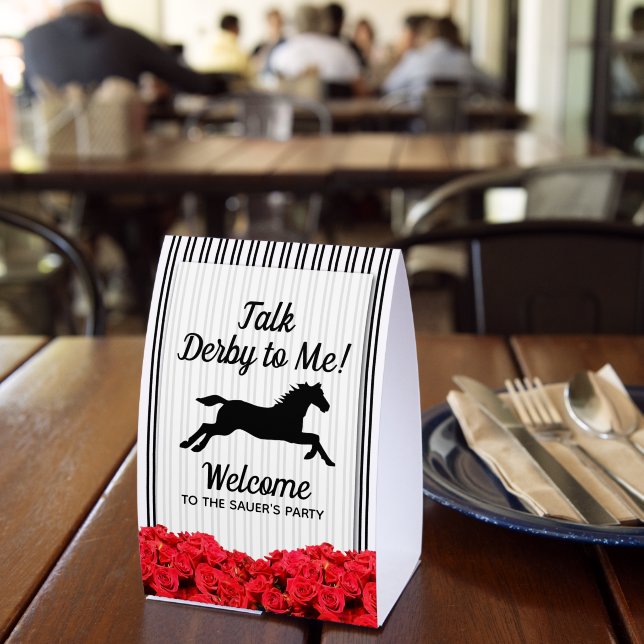 Talk Derby to Me Racehorse Welcome (Insitu(Restaurant))