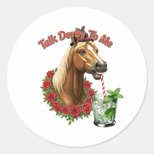 Talk Derby To Me Stickers (Front)