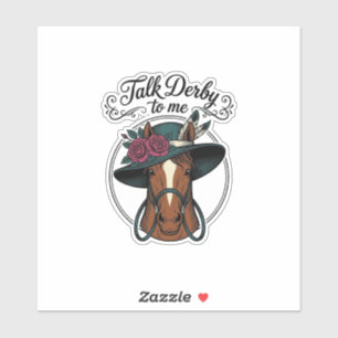 Talk Derby To Me Vintage Horse Hat Design
