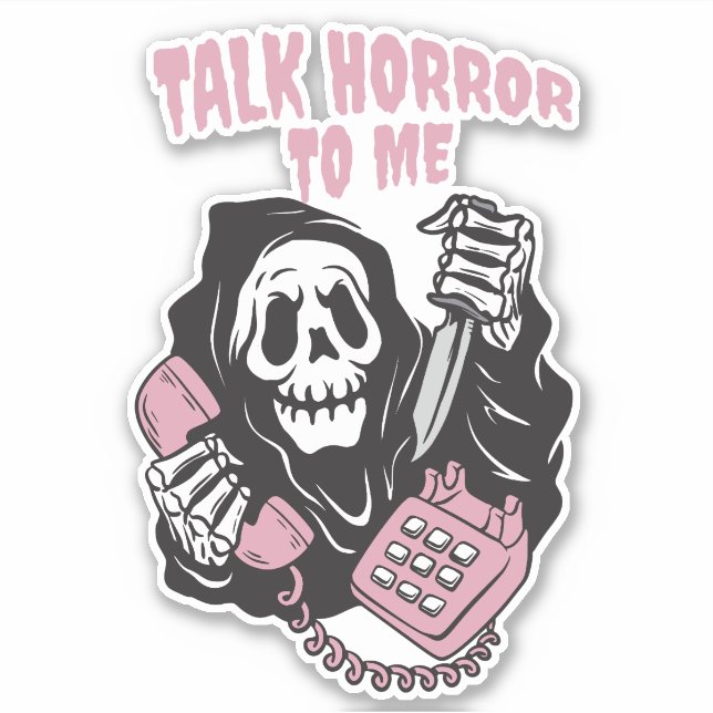 TALK HORROR TO ME GRIM REAPER PHONE (Front)